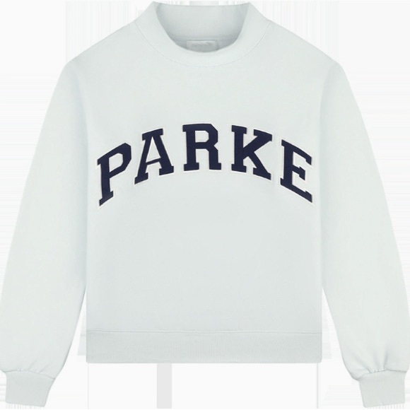 Parke Tops - PARKE Classic White Sweatshirt
